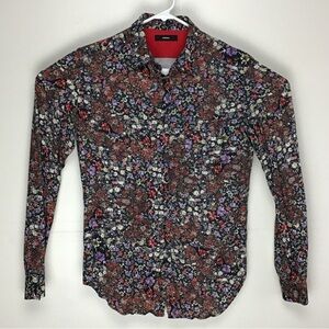 Diesel Multicolor Floral Casual Button Down Shirt